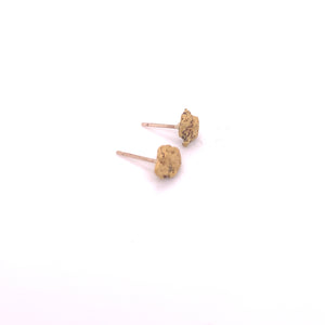 Gold Nugget Studs