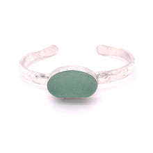 Load image into Gallery viewer, Chunky Seafoam Green Sea Glass Bracelet
