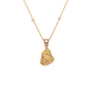 Gold Nugget Necklace