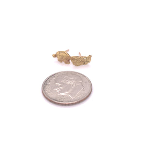 Gold Nugget Studs