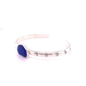 Cobalt Blue Sea Glass Bracelet