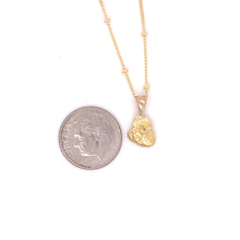 Load image into Gallery viewer, Gold Nugget Necklace
