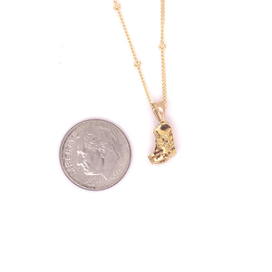 Gold Nugget Necklace