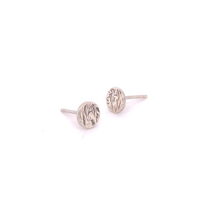 Tiny Reticulated Silver Studs